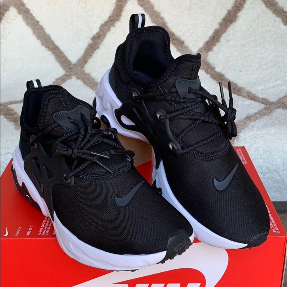 NIKE REACT PRESTO BLACK/OFF NOIR-WHITE MEN’s - Picture 11 of 16
